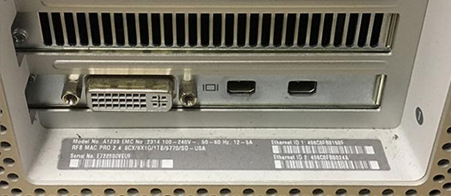 Mac Pro serienummer