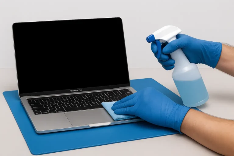 Rengøring af MacBook Pro