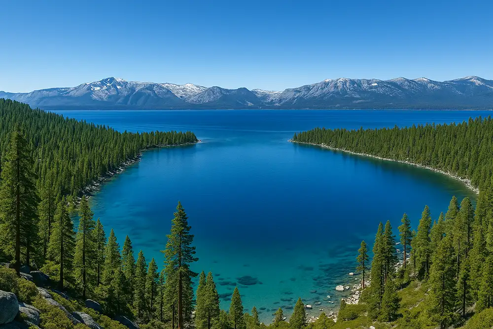 Lake Tahoe i Californien
