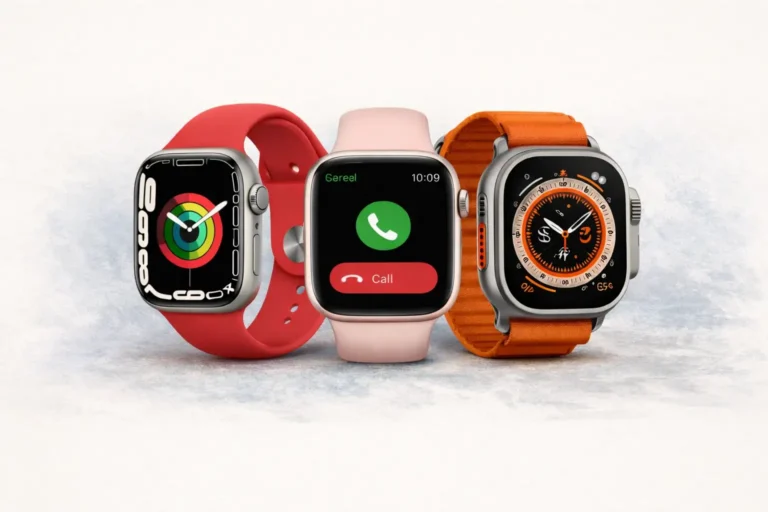 Smartwatch med aktivitetsmåler på håndleddet