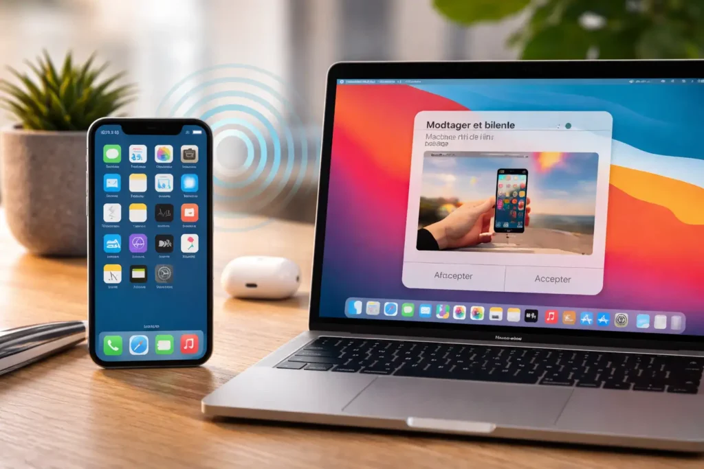 Airdrop mellem iPhone og MacBook