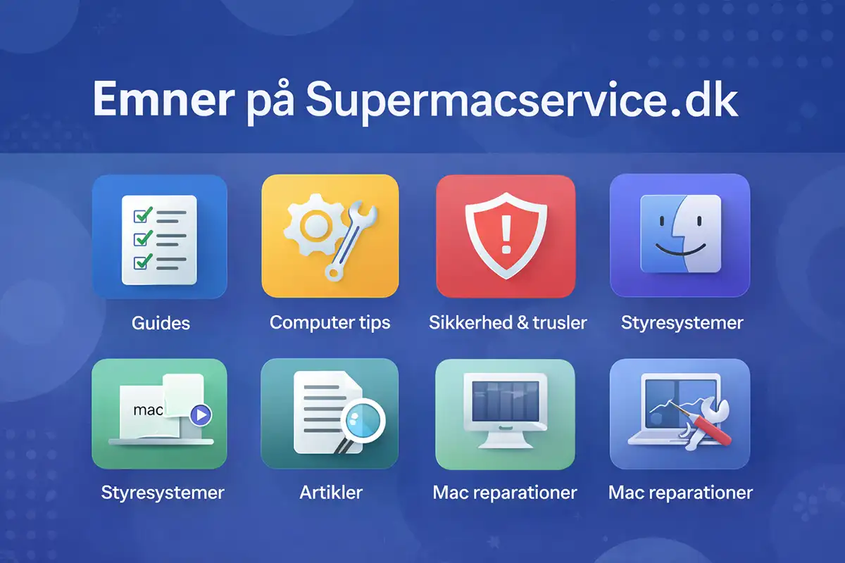 Ikoner for computerrelaterede emner