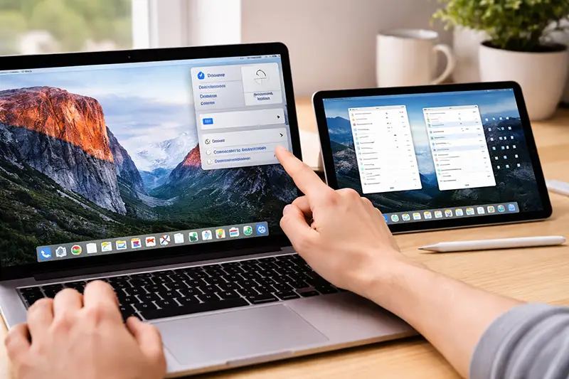 Sådan bruger du din iPad som ekstern skærm til MacBook 2 MacBook og iPad med interaktion